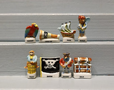 Série complète de fèves L'ILE AU TRESOR 1998 PIRATES Nordia * 150- 156
