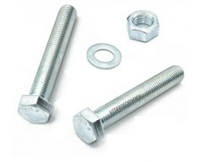 Vis M7 Boulons Acier Galvanisé Tête Hexagonal Complète De Écrou Et Rondelle