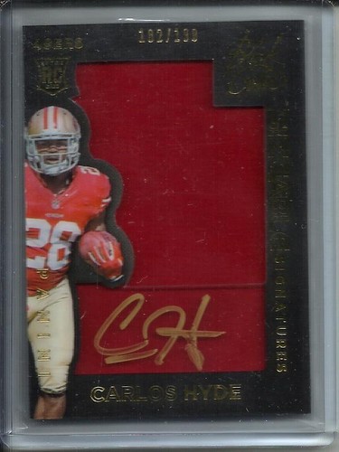 Carlos hyde 2014 panini black - carlos,