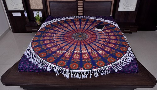 Rond tapisserie hippie - ",