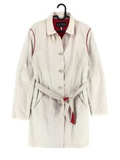 Trench-Coat Vintage ARMANI JEANS Femme Imperméable Manteau Taille IT:42 - XL