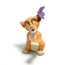 FIGURINE BULLY LE ROI LION PAPILLON DISNEY MADE IN GERMANY JOUET COLLECTION 7CM