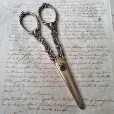 Ciseaux Raisins Argent Massif