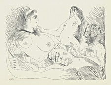 Gravure Pablo Picasso 1971 le