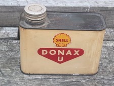 ANCIEN BIDON LUBRIFIANT SHELL DONAX U 