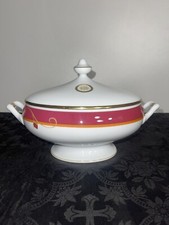 Légumier Porcelaine de Limoges Bernardaud Bois De Rose Soupière Tbe