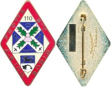 110° Régiment d’Infanterie, losange, retirage amicale 2014, Boussemart (1543)