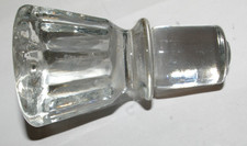 ancien bouchon de carafe en cristal