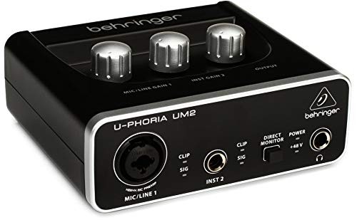Interface audio usb - interface, behringer