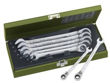 COFFRET 7 PCS À INVERSEUR 8 - 19 MM TÊTE INCLINÉE 15° 72 DENTS PROXXON 23124