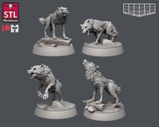 Wildes Loup Meute Miniature