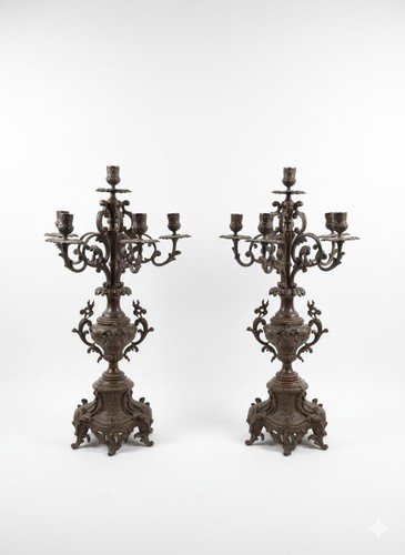 Paire chandeliers - paire,