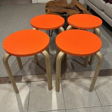 Set of 4 IKEA Frosta Orange