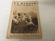 MIROIR des SPORTS 415 28.02.1928 RUGBY FRANCE ANGLETERRE FOOT COUPE SETE STADE