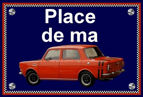Plaque place ma - de,