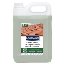 Starwax Destructeur dépôts verts toiture anti mousse et moisissure 5L concentré