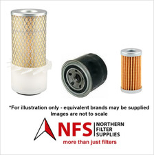 Nfs Filtre Kit Pour Iseki TX2140, TX2160, TX1500 - Huile, Essence Et Filtre Air