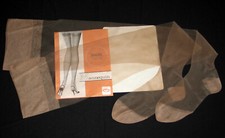 BAS PJ MANNEQUIN T 5 (87 cm) BEIGE NYLON MESH LINGERIE SEXY VINTAGE GLAMOUR