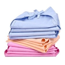 10 x couches en tissu de coton pour bébé - couches longues lavables et réutil...