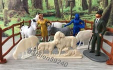 Figurines, Lot Fermières Vintage ELASTOLIN EIFEIN animaux Ferme TOOTSIETOYS Farm