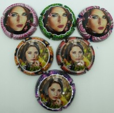 Série de 6 Capsules de champagne Nicolas Marlé Portrait femme. Février 2022