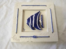 Cadre 21 x 21 cm avec Poisson