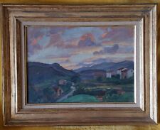 Tableau Léon GIFFARD  1875/1946 MONS LA TRIVALLE GORGES D'HERIC Huile sur toile