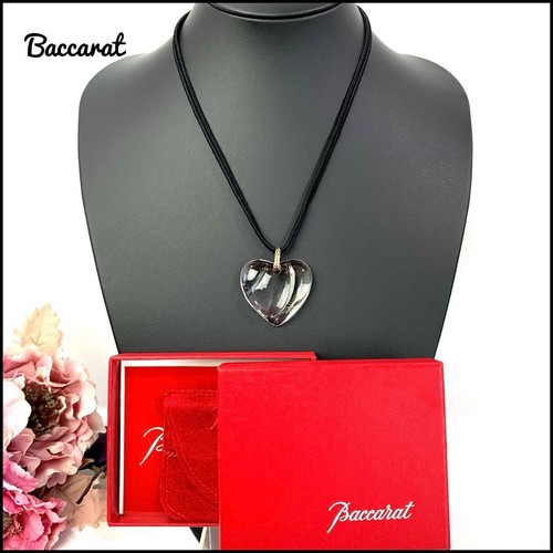 Collier coeur baccarat - collier,