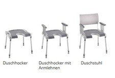 Chaise De Douche Pliable Sorrento Réglable En Hauteur Avec Découpe Hygiénique