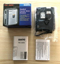 SANYO TRC-2050C Dictaphone Stéréo Enregistreur Vocal Dictée Cassette Dictation