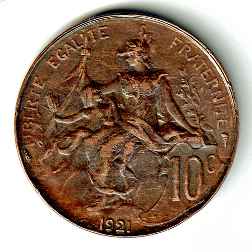 Centimes 1921 daniel - 10,