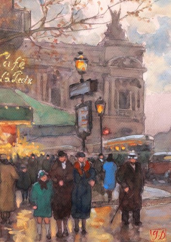Aquarelle dessin tableau