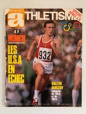 MIROIR DE L'ATHLETISME N°98 1972 MUNICH - VALERI BORZOV