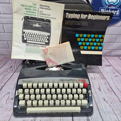 Vintage remington 333 portable - vintage,