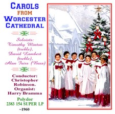 Christmas Carols From Worcester Cathedral CD 1972 - Boy Sopranos  Lambert/Linton