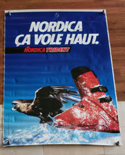 Nordica ski chaussure Affiche Decaux Abri Bus 120x176