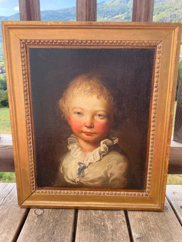 Tableau ancien huile sur - huile,
