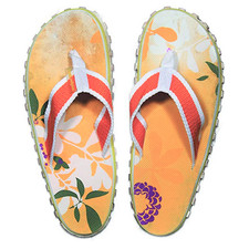 Beach Religion Flower Tongs Chaussons Pantoufles Sandales chaussures été orange