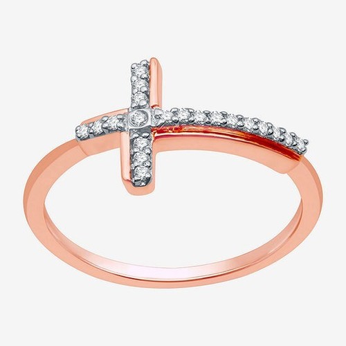 Brillant simulé croix - 0.15,