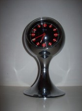 Réveil mécanique pied tulipe - VINTAGE - Années 70 - Look Space Age