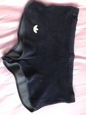 short adidas vintage 70s 80s short gym velours bleu fonce 