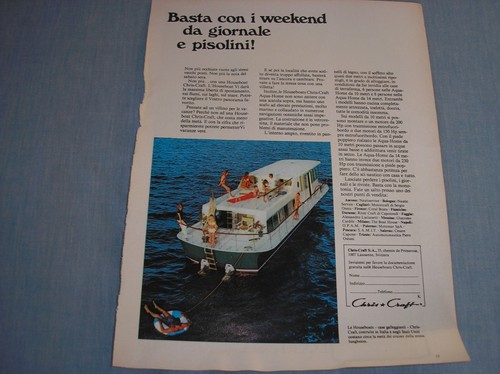 Chris craft houseboat 1968 - craft,