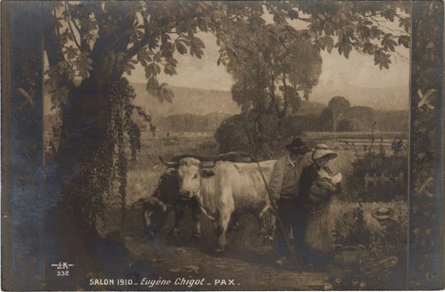 Cpa chigot pax - e.,