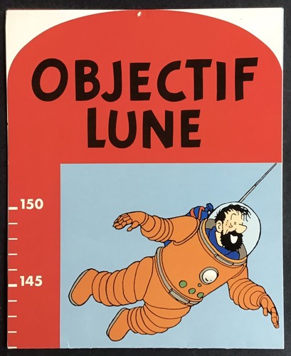 Tintin objectif lune toise - tintin,