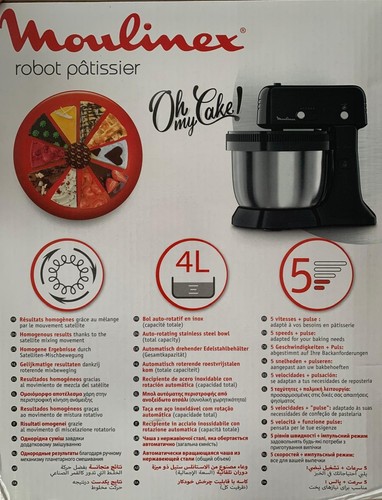 Robot pâtissier moulinex - robot,