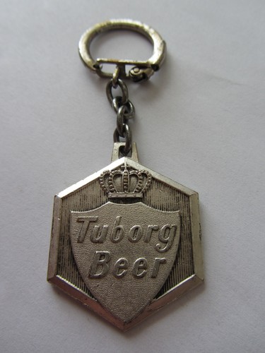 Porte clef métal bière - métal, "bière