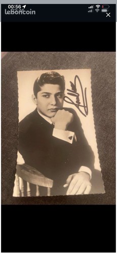 Carte postale chanteur - carte,