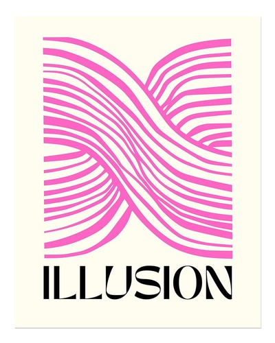 Illusions abstraites art - , mural