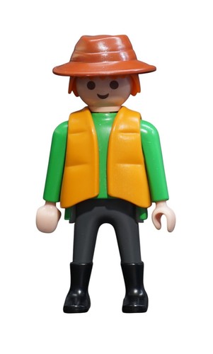 Playmobil personnage chasseur