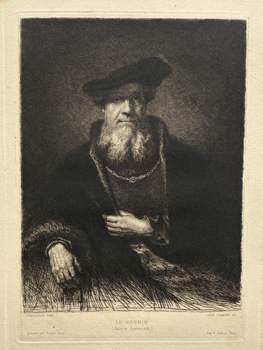 Rabbin rembrandt eau - rabbin, forte